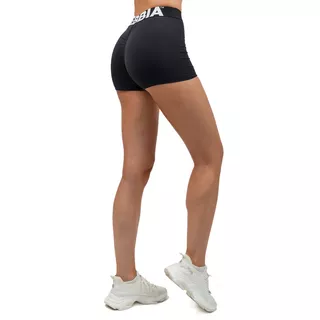 High-Waisted Workout Shorts Nebbia GLUTE PUMP 240 - Black