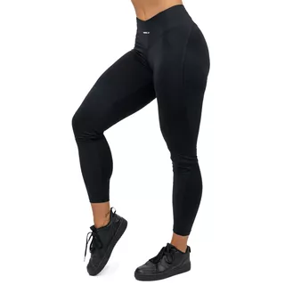 High-Waisted Slimming Leggings Nebbia GLUTE PUMP 247 - Grey - Black