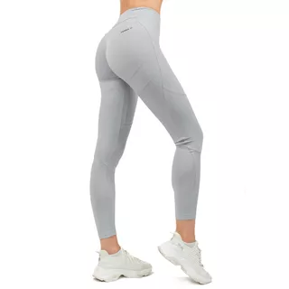 High-Waisted Slimming Leggings Nebbia GLUTE PUMP 247 - Grey