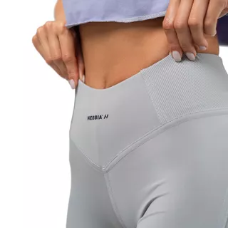 High-Waisted Slimming Leggings Nebbia GLUTE PUMP 247 - Grey