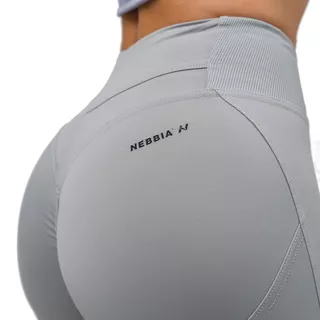 High-Waisted Slimming Leggings Nebbia GLUTE PUMP 247 - Grey