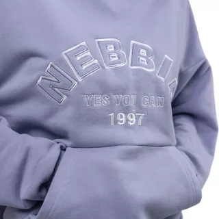 Oversized Hoodie Nebbia GYM RAT 256 - Blue