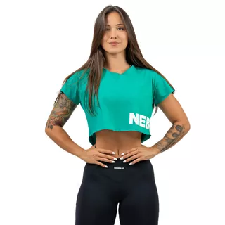 Crop top T-shirt Nebbia POWERHOUSE 279 - Jasny fiolet