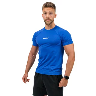 Pánske kompresné tričko Nebbia PERFORMANCE 339 - blue