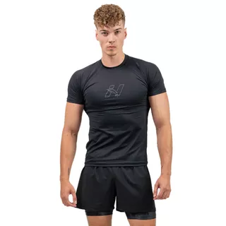 Men’s Compression T-Shirt Nebbia ENDURANCE 346 - Black