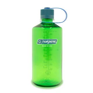 Outdoor Water Bottle NALGENE Narrow Mouth Sustain 1 L - Trout Green 32 NM - Parrot Green