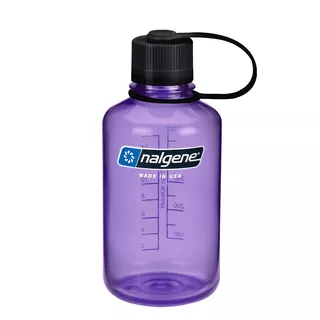 Kulacs NALGENE Narrow Mouth Sustain 500 ml - Lila fekete kupakkal