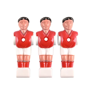 Spare Plastic Player for a Table Soccer Spartan Paili (bar diam. 13 mm) - Red - Red