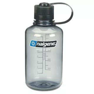 NALGENE Narrow Mouth 500 ml Outdoor-Trinkflasche - Purple 16 NM - Gray 16 NM