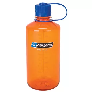 Outdoor Bottle NALGENE Narrow Mouth 1l - Grey 32 NM - Orange 32 NM