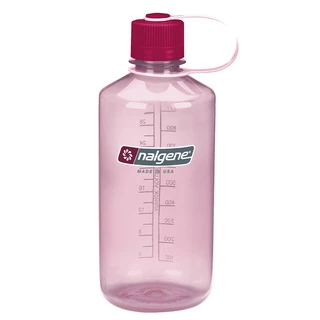 Outdoor Bottle NALGENE Narrow Mouth 1l - Grey 32 NM - Clear Pink 32 NM