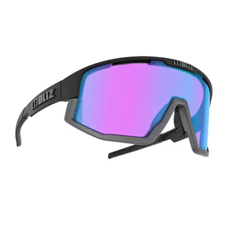 Sportsonnenbrille Bliz Fusion Nordic Light 2021 - Matt Neon Pink - Matt Schwarz