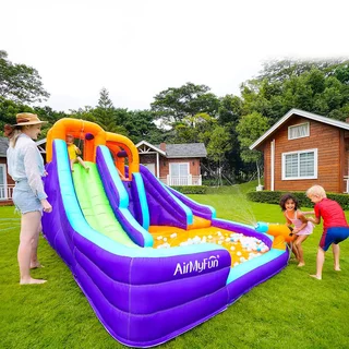 Nafukovací hrad AirMyFun Double Slide 83006