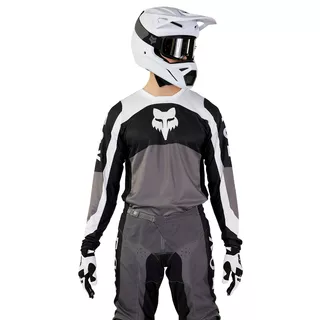 Motocross Jersey FOX 180 Nitro - Black/Grey