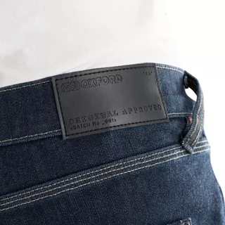 Pánské moto kalhoty Oxford Original Approved Jeans CE volný střih indigo