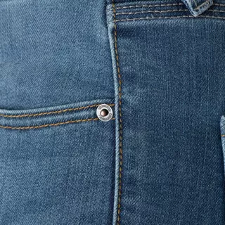 Pánské moto kalhoty Oxford Original Approved Jeans CE volný střih sepraná světle modrá