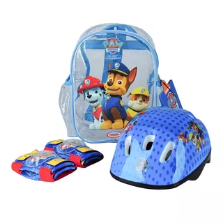 Sada chráničů a helmy Paw Patrol s taškou - 2.jakost