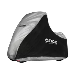 Motoros ponyva Oxford Aquatex černá/stříbrná