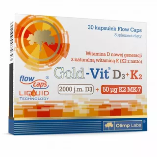 Biotech táplálékkiegészítő Olimp Gold-Vit D3+K2