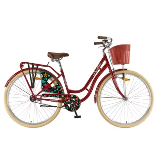Mestský bicykel Polar Grazia Bordo 28" - model 2023 - Red - Red