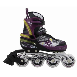 Inline Skates X-Roller PW-152 - Black-Violet - Black-Violet