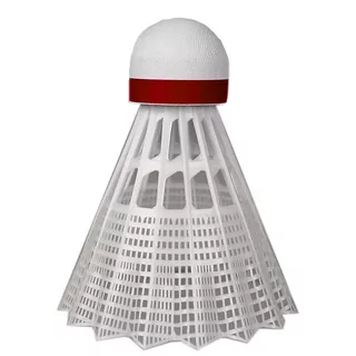 Plastic shuttlecocks Yonex Mavis 350 - white shuttlecock - red stripe