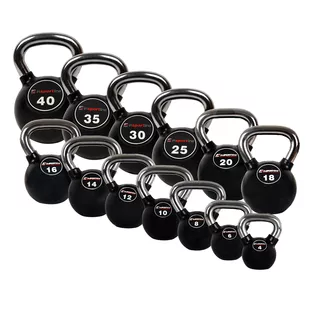 Rubber Coated Dumbbell Set inSPORTline Ketlebel Profi 4-40kg