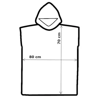 Detské pončo Aqua Speed Kids Poncho 80x140 cm