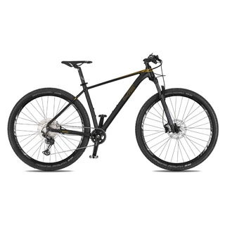 Horský bicykel 4EVER Prodigy Race 29" - model 2021 - titan/metal strieborná - čierna/metal zlatá