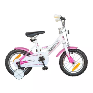 Kinderfahrrad Reactor Puppi 12" - weiß-rosa