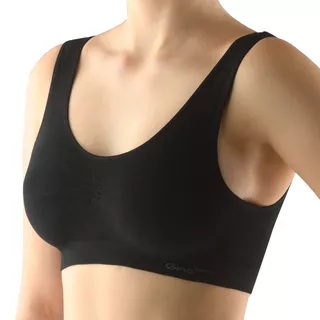 Bra with Wide Shoulder Straps Bamboo PureLine - Black - Black