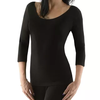 Women’s 3/4 Sleeve T-Shirt EcoBamboo - Black