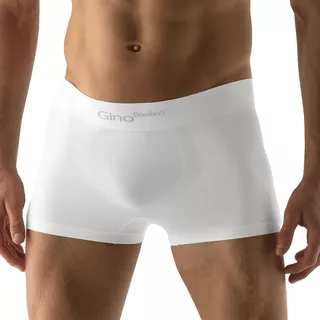 Boxerky s kratší nohavičkou Bamboo PureLine - bílá