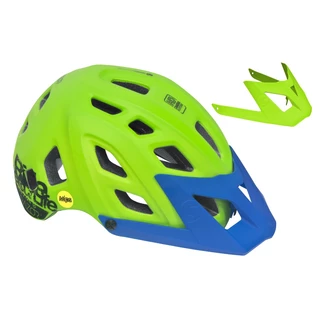 Bicycle Helmet Kellys Razor MIPS - Ocean Blue - Lime Green