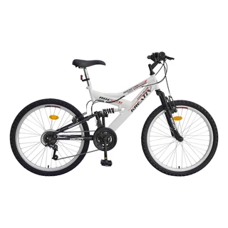 Juniorský bicykel DHS Kreativ 2441 24 "- model 2014 - čierna - biela