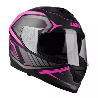 Moto přilba Lazer Rafale Hexa - Black-Yellow-Matt - Black-Pink-Matt