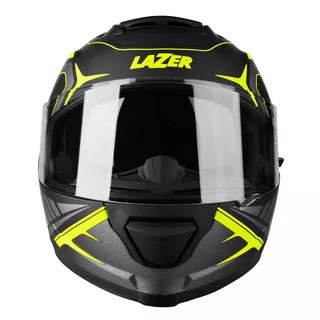 Moto přilba Lazer Rafale Hexa - Black-Yellow-Matt