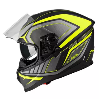 Moto přilba Lazer Rafale Hexa - Black-Yellow-Matt, XL (61-62)