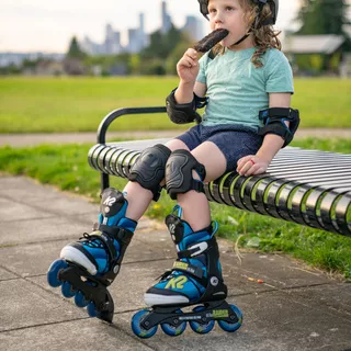 Adjustable LED Rollerblades K2 Raider Beam 2022