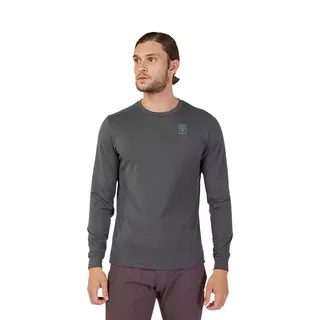 Pánsky cyklo dres FOX Ranger Drirelease LS Jersey - Dark Shadow