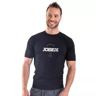 Férfi rövid ujjú szörf felső Jobe Rashguard - fekete