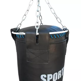 Kožené boxovacie vrece SportKO Leather 35x110cm / 50kg