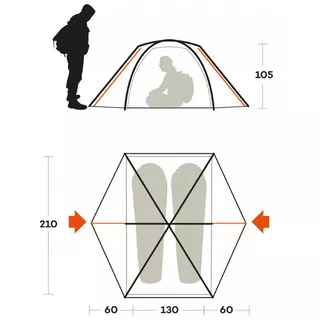 Tent FERRINO Rift 2