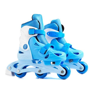 Children’s Inline Skates Laubr TriSkate + Protectors + Helmet - Blue