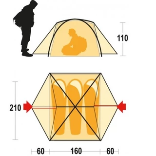 Tent FERRINO Gobi 3