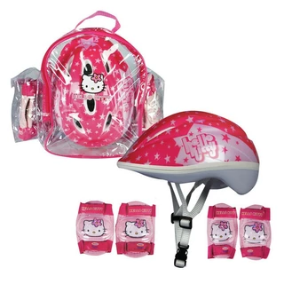 Sada chráničů a helmy Hello Kitty s taškou