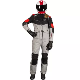 SCOTT W's Turn ADV DP MXVII Damen-Motorradjacke - Black-Light Grey