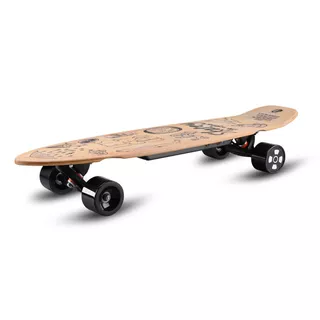 Skatey 350L wood art Elektro Longboard