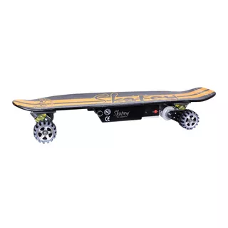 Elektrický longboard Skatey 400 čierno-oranžový