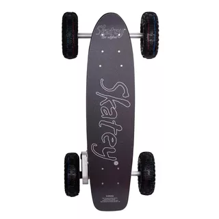 Skatey 800 Off-road schwarzes Elektrolongboard